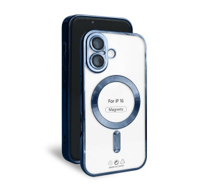 Чохол with MagSafe для iPhone 16 blue