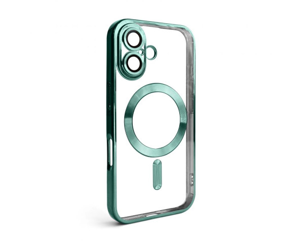 Чехол с функцией MagSafe для Apple iPhone 16 green (05)