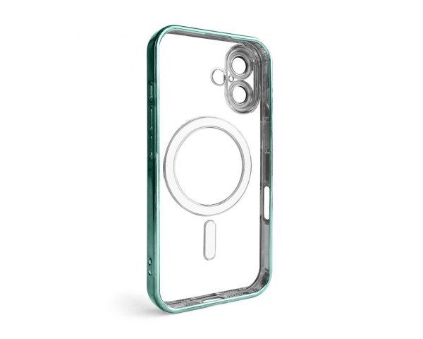 Чехол с функцией MagSafe для Apple iPhone 16 green (05)