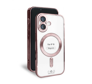 Чехол с функцией MagSafe для Apple iPhone 16 rose gold (06)