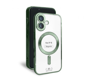 Чохол with MagSafe для iPhone 16 olive