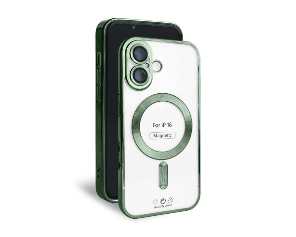 Чохол with MagSafe для iPhone 16 olive