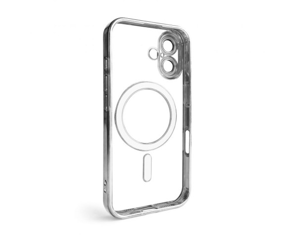 Чехол с функцией MagSafe для Apple iPhone 16 silver (10)