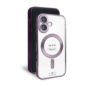 Чехол с функцией MagSafe для Apple iPhone 16 purple (11)