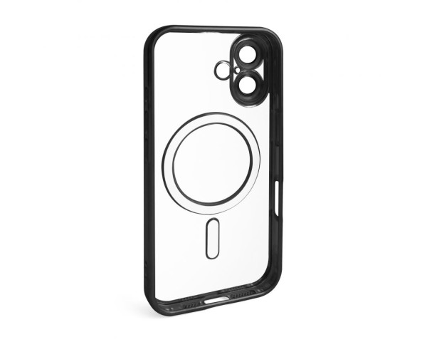 Чехол с функцией MagSafe для Apple iPhone 16 black (09) матовый