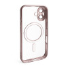 Чехол с функцией MagSafe для Apple iPhone 16 pink (06) матовый