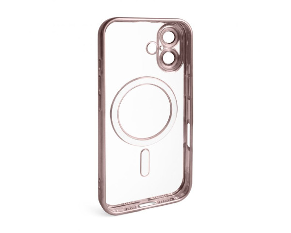 Чехол с функцией MagSafe для Apple iPhone 16 pink (06) матовый
