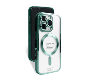 Чехол с функцией MagSafe для Apple iPhone 16 Pro green (05)