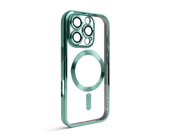 Чехол с функцией MagSafe для Apple iPhone 16 Pro green (05)