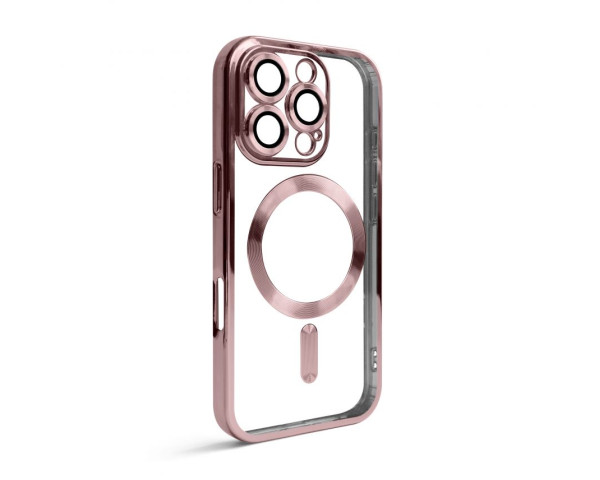 Чехол с функцией MagSafe для Apple iPhone 16 Pro rose gold (06)