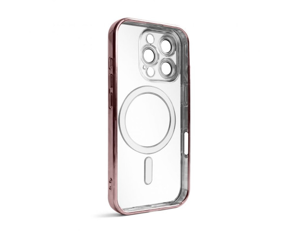 Чехол с функцией MagSafe для Apple iPhone 16 Pro rose gold (06)