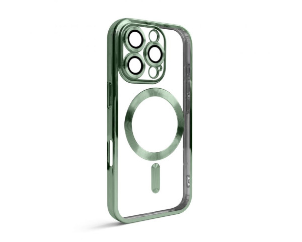 Чехол с функцией MagSafe для Apple iPhone 16 Pro olive (08)