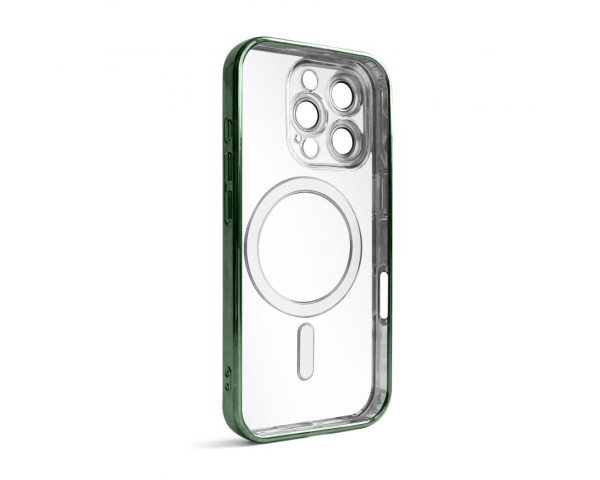 Чехол с функцией MagSafe для Apple iPhone 16 Pro olive (08)