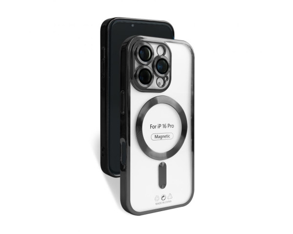 Чехол с функцией MagSafe для Apple iPhone 16 Pro black (09)