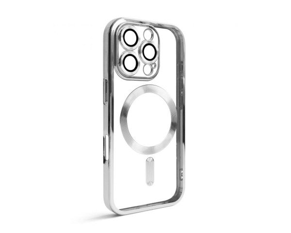 Чехол с функцией MagSafe для Apple iPhone 16 Pro silver (10)