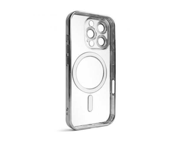 Чехол с функцией MagSafe для Apple iPhone 16 Pro silver (10)