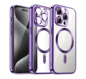 Чехол с функцией MagSafe для Apple iPhone 16 Pro purple (11)