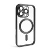 Чехол с функцией MagSafe для Apple iPhone 16 Pro black (09) матовый
