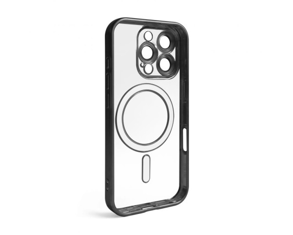 Чехол с функцией MagSafe для Apple iPhone 16 Pro black (09) матовый