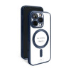 Чехол с функцией MagSafe для Apple iPhone 16 Pro dark blue (07) матовый