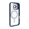 Чехол с функцией MagSafe для Apple iPhone 16 Pro dark blue (07) матовый