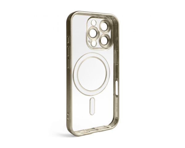 Чехол с функцией MagSafe для Apple iPhone 16 Pro gold (03) матовый