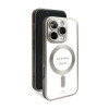 Чехол с функцией MagSafe для Apple iPhone 16 Pro grey (12) матовый