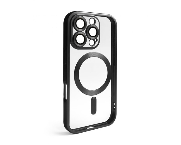 Чехол с функцией MagSafe для Apple iPhone 16 Pro Max black (09) матовый