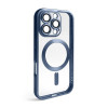 Чохол with MagSafe для iPhone 16 Pro Max dark blue matte