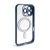 Чохол with MagSafe для iPhone 16 Pro Max dark blue matte