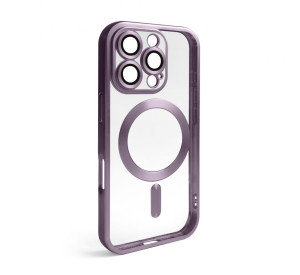 Чехол с функцией MagSafe для Apple iPhone 16 Pro Max violet (02) матовый