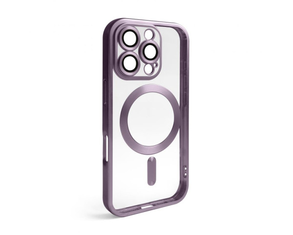 Чехол с функцией MagSafe для Apple iPhone 16 Pro Max violet (02) матовый