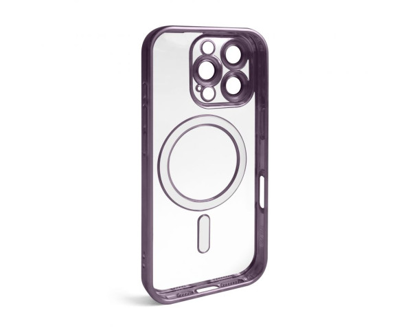 Чехол с функцией MagSafe для Apple iPhone 16 Pro Max violet (02) матовый