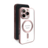 Чехол с функцией MagSafe для Apple iPhone 16 Pro pink (06) матовый
