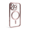 Чехол с функцией MagSafe для Apple iPhone 16 Pro pink (06) матовый