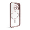 Чехол с функцией MagSafe для Apple iPhone 16 Pro pink (06) матовый