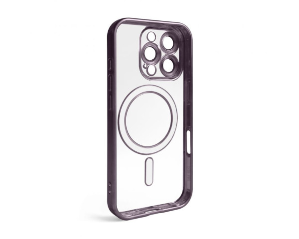 Чехол с функцией MagSafe для Apple iPhone 16 Pro violet (02) матовый