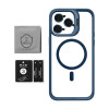 Чехол с функцией MagSafe для Apple iPhone 14 Pro с подставкой и защитой для камер dark blue