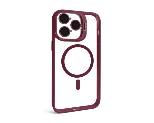 Чохол із підставкою та захистом для камер MagSafe для iPhone 14 Pro bordo
