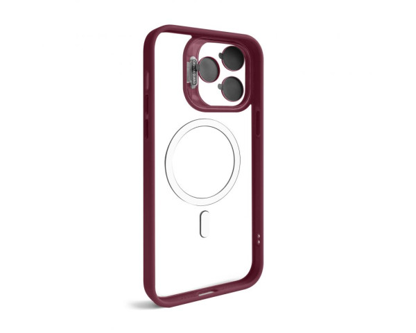 Чохол із підставкою та захистом для камер MagSafe для iPhone 14 Pro bordo