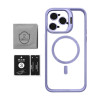 Чехол с функцией MagSafe для Apple iPhone 14 Pro с подставкой и защитой для камер lilac