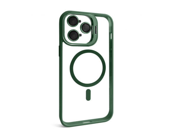 Чохол із підставкою та захистом для камер MagSafe для iPhone 14 Pro Max (1) green