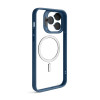 Чехол с функцией MagSafe для Apple iPhone 14 Pro Max с подставкой и защитой для камер dark blue