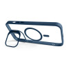 Чехол с функцией MagSafe для Apple iPhone 14 Pro Max с подставкой и защитой для камер dark blue