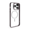 Чехол с функцией MagSafe для Apple iPhone 14 Pro Max с подставкой и защитой для камер light grey