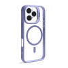Чехол с функцией MagSafe для Apple iPhone 15 Pro с подставкой и защитой для камер lilac