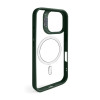 Чехол с функцией MagSafe для Apple iPhone 16 с подставкой и защитой для камер green