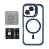 Чехол с функцией MagSafe для Apple iPhone 16 с подставкой и защитой для камер dark blue