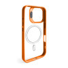 Чехол с функцией MagSafe для Apple iPhone 16 с подставкой и защитой для камер orange