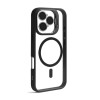 Чехол с функцией MagSafe для Apple iPhone 16 Pro с подставкой и защитой для камер black